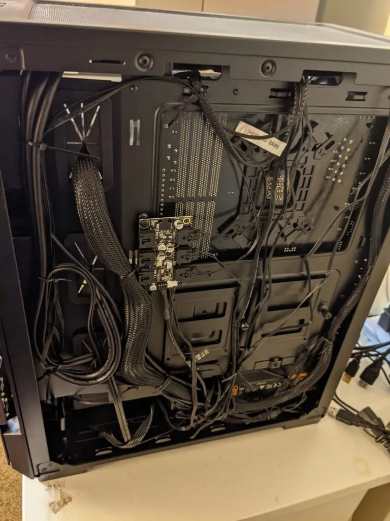 Cable management pain
