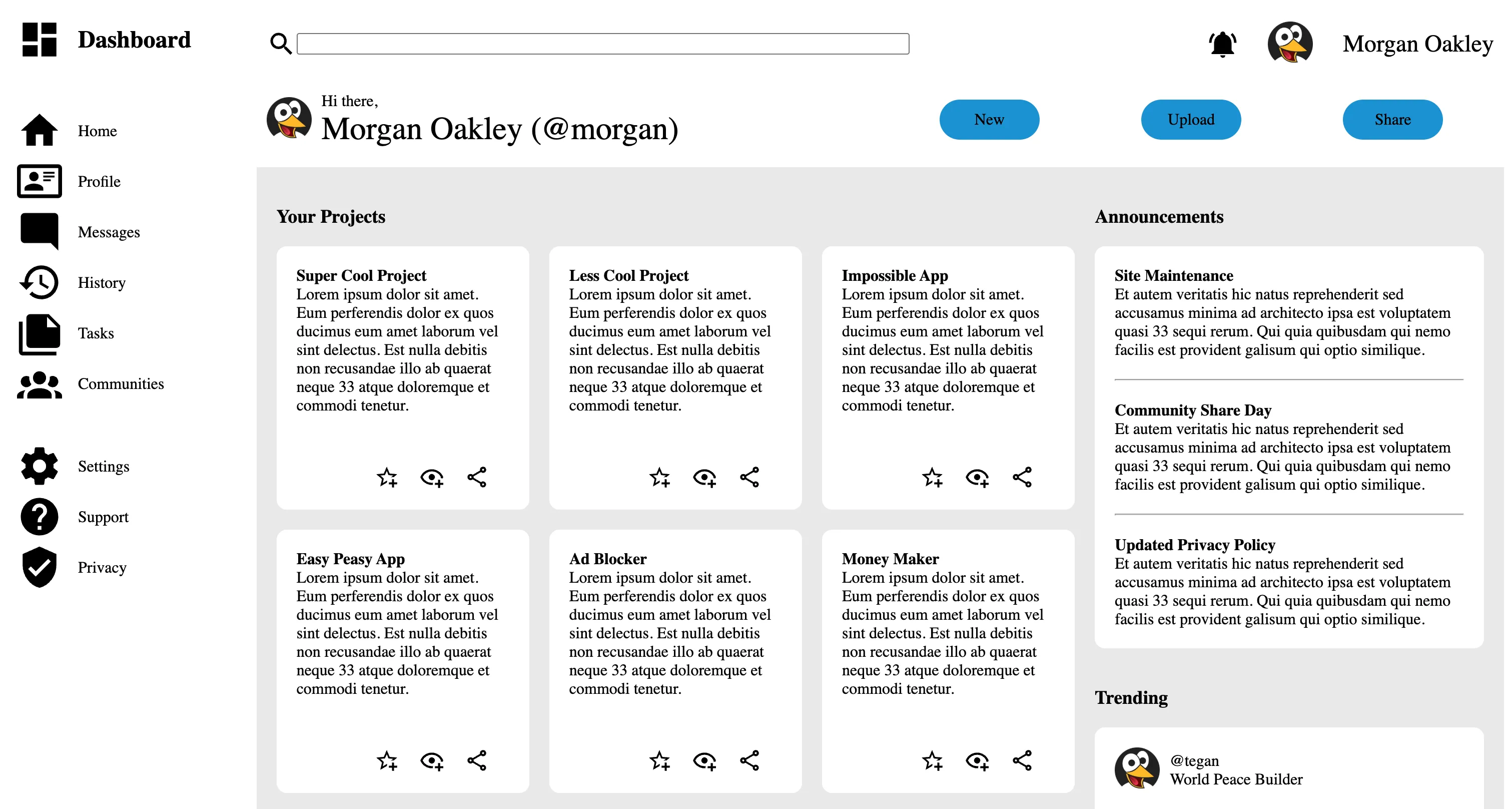 Odin Admin Dashboard