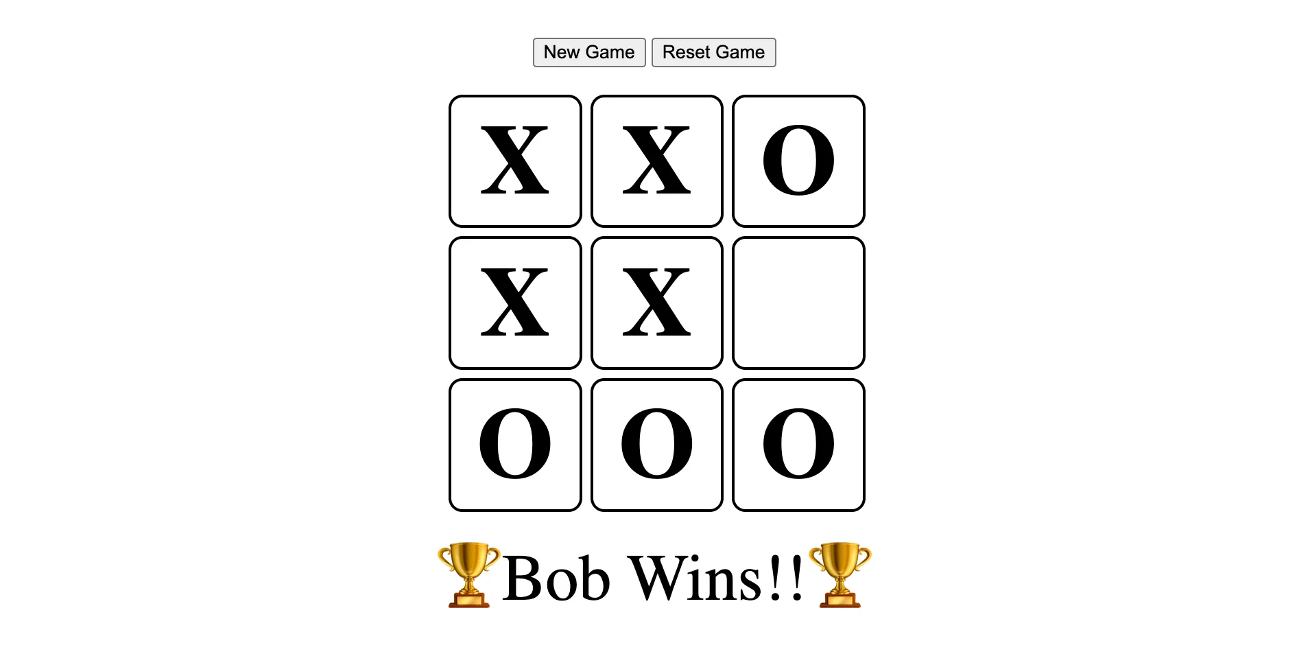 Odin Tic Tac Toe