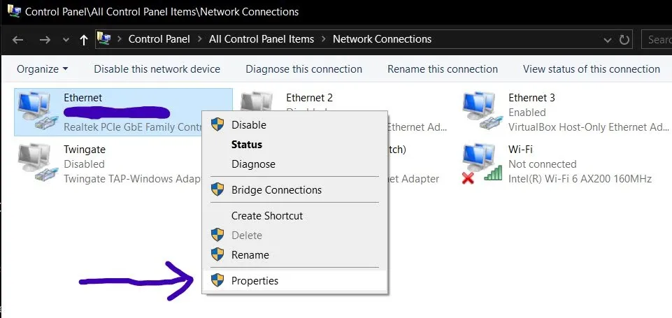 my network interfaces